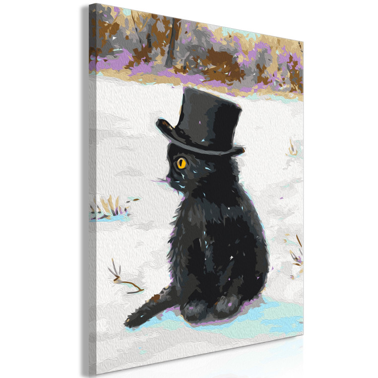 Paint by Number Kit Black Cat in the Hat 138483 additionalImage 3