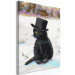 Paint by Number Kit Black Cat in the Hat 138483 additionalThumb 3