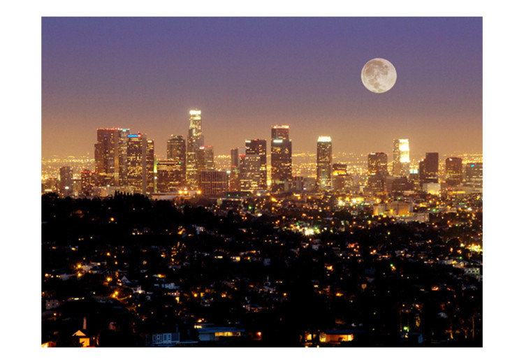 Wall Mural City of Angels - Landscape of Los Angeles Architecture in Moonlight 61483 additionalImage 1