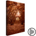 Canvas Corridor of trees - autumn forest path covered with leaves 123893 additionalThumb 6