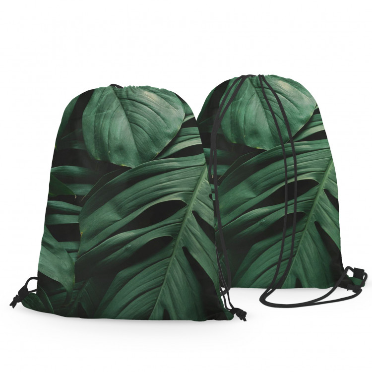 Backpack Unusual leaves - a composition of exotic plants with rich detailing 147393 additionalImage 3