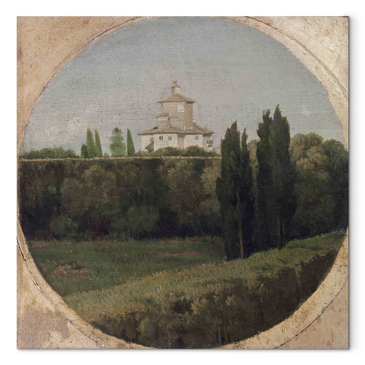 Canvas View of Belvedere of the Villa Borghese in Rome 158293