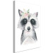 Canvas Sweet raccoon - colorful illustration for children 135704 additionalThumb 2