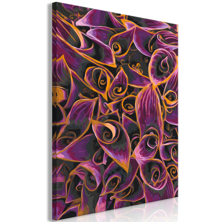 Paint by Number Kit Magic Herb - Long Purple-Golden Leaves of Flowers 146214 additionalImage 5