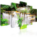 Canvas Waterfall Surrounded by Greenery 61914 additionalThumb 2