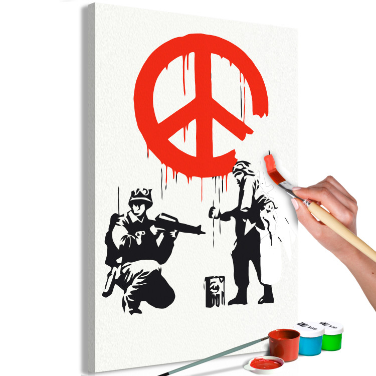 Paint by Number Kit Peace Sign 125724 additionalImage 5