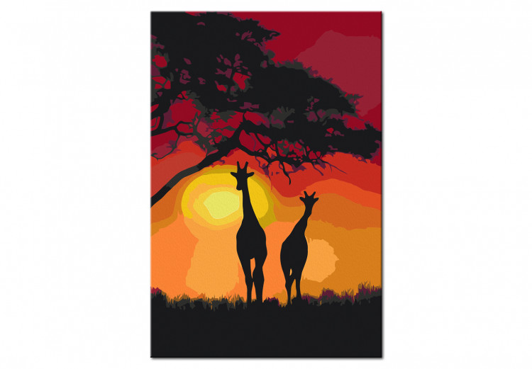 Paint by Number Kit Giraffes and Sunset 132124 additionalImage 6