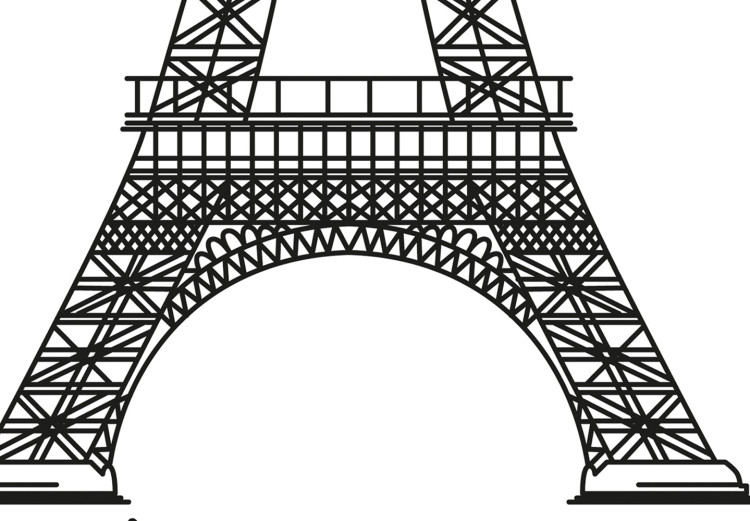 Poster Paris is Always a Good Idea - black and white composition with the Eiffel Tower 114634 additionalImage 8