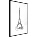 Poster Paris is Always a Good Idea - black and white composition with the Eiffel Tower 114634 additionalThumb 11
