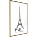 Poster Paris is Always a Good Idea - black and white composition with the Eiffel Tower 114634 additionalThumb 12
