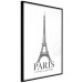 Poster Paris is Always a Good Idea - black and white composition with the Eiffel Tower 114634 additionalThumb 10