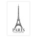 Poster Paris is Always a Good Idea - black and white composition with the Eiffel Tower 114634