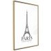 Poster Paris is Always a Good Idea - black and white composition with the Eiffel Tower 114634 additionalThumb 6