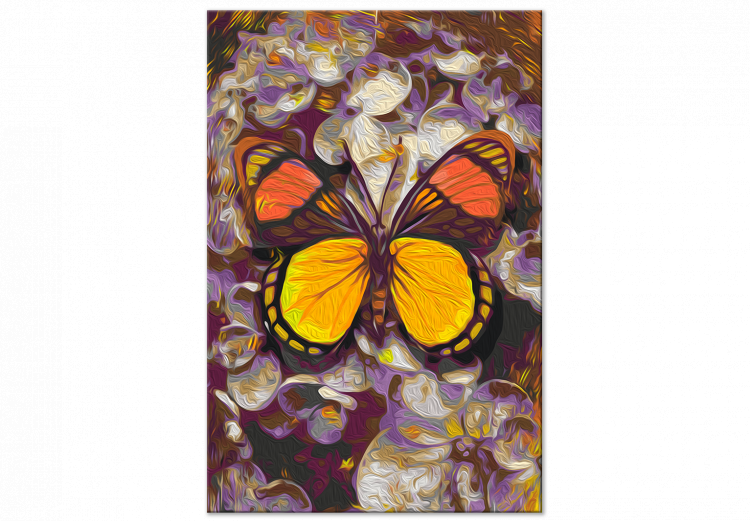 Paint by Number Kit Amber Dream - Butterfly with Yellow and Orange Wings 146544 additionalImage 3