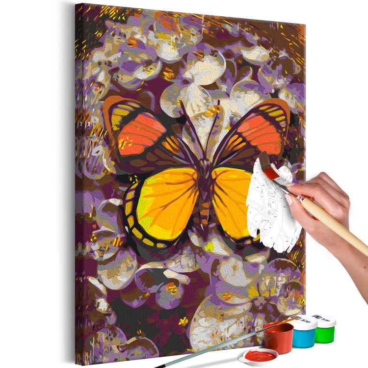 Paint by Number Kit Amber Dream - Butterfly with Yellow and Orange Wings 146544 additionalImage 6