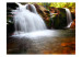Wall Mural Peace of Nature - Waterfalls on Brown Rocks Flowing into the River 60044 additionalThumb 1