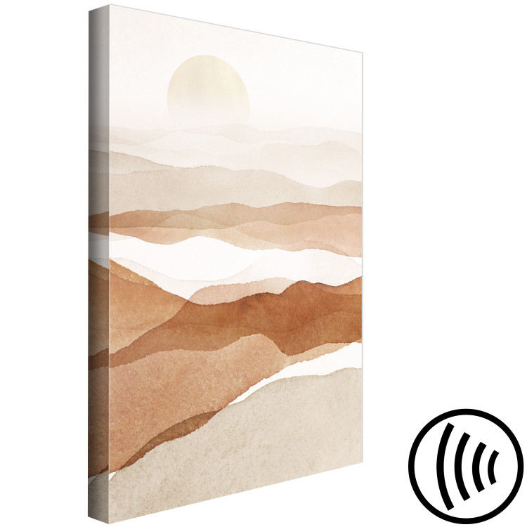 Canvas Teaching sun over the desert - Abstract Landscape in Boho style 135954 additionalImage 6
