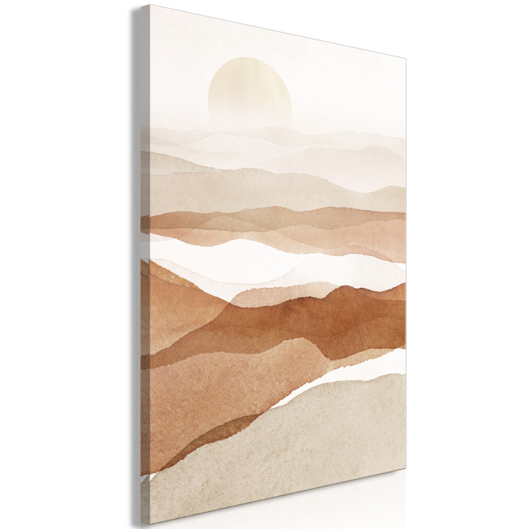 Canvas Teaching sun over the desert - Abstract Landscape in Boho style 135954 additionalImage 2
