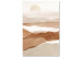 Canvas Teaching sun over the desert - Abstract Landscape in Boho style 135954