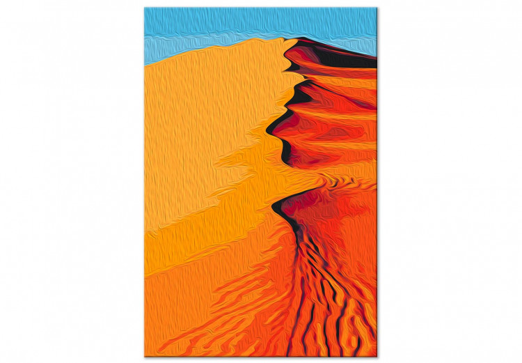 Paint by Number Kit Hot Sands - Orange Dunes on the Blue Sky Background 145154 additionalImage 5