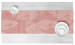 Table Runner Pink wine - graphic leaves in shades of pink in glamour style 147154 additionalThumb 2