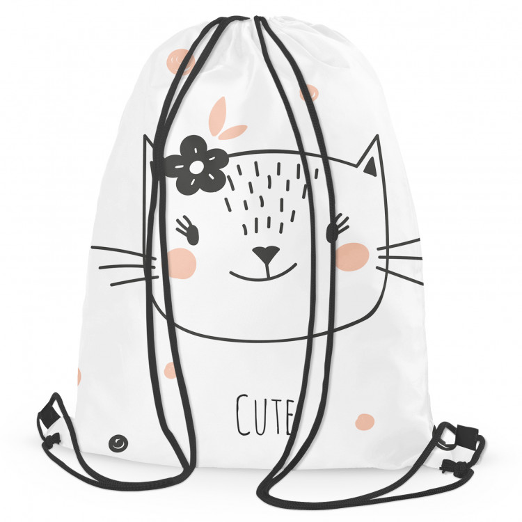 Backpack Cat princess - animal wearing a crown, hearts and 'Princess' caption 147354