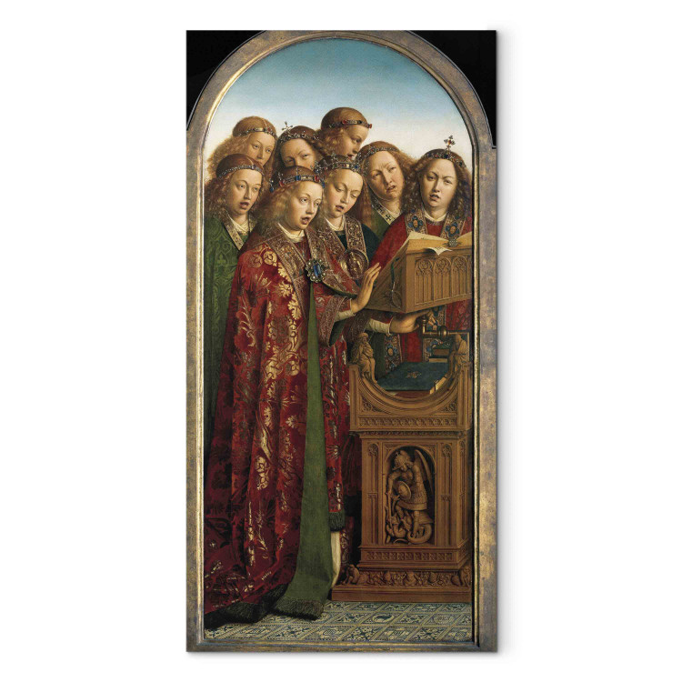 Canvas Singing Angels, from the left wing of the Ghent Altarpiece 156554 additionalImage 7