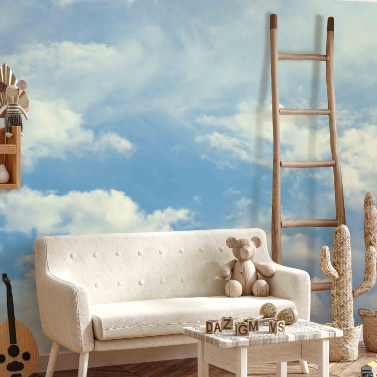 Wall Mural Head in the Clouds - Landscape of Blue Sky with White Clouds 59854 additionalImage 2