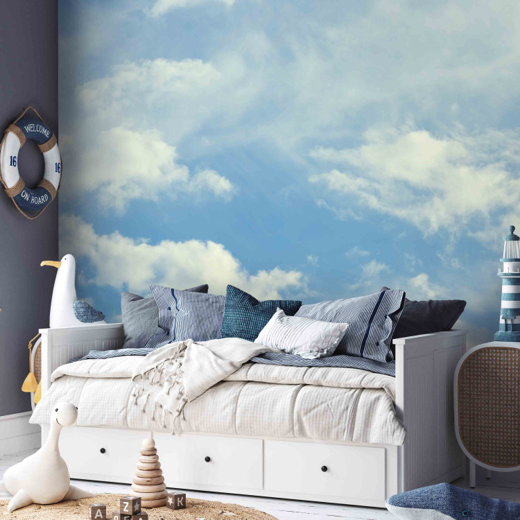 Wall Mural Head in the Clouds - Landscape of Blue Sky with White Clouds 59854 additionalImage 4