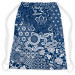 Backpack Floral mosaic - composition in shades of blue and white 147464 additionalThumb 2