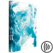 Canvas Abstract Blue - Marine Colors Reminiscent of Marble 149864 additionalThumb 6