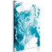 Canvas Abstract Blue - Marine Colors Reminiscent of Marble 149864 additionalThumb 2