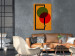 Canvas Two circles - modernistic abstraction with geometric figures 134374 additionalThumb 3