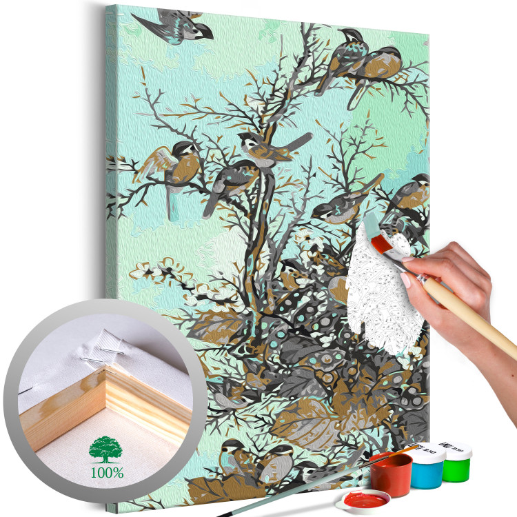 Paint by Number Kit Little Sparrows 138674