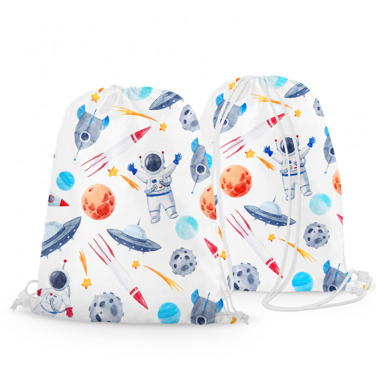 Backpack Space travel - astronaut, planets, stars and UFOs, design for children 147374 additionalImage 3