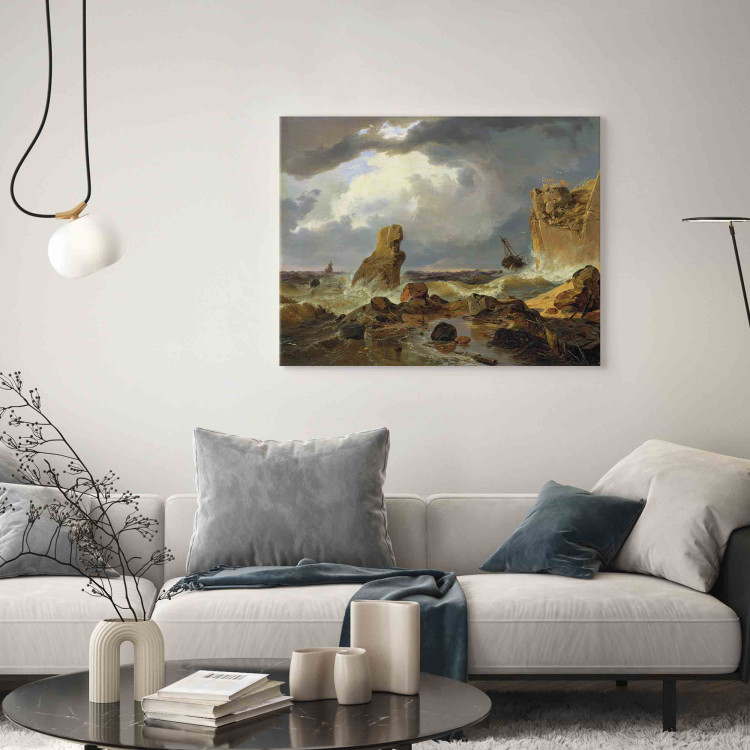 Canvas Surf on a Rocky Coast 153874 additionalImage 3