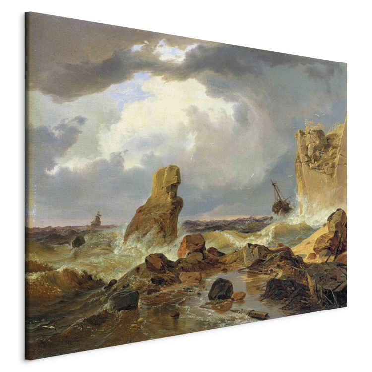 Canvas Surf on a Rocky Coast 153874 additionalImage 2