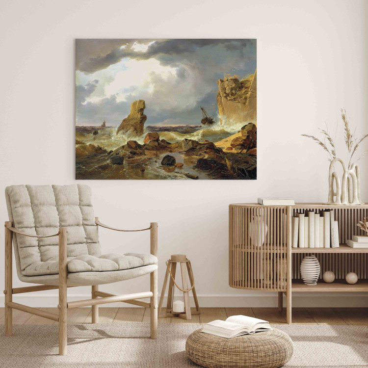 Canvas Surf on a Rocky Coast 153874 additionalImage 5