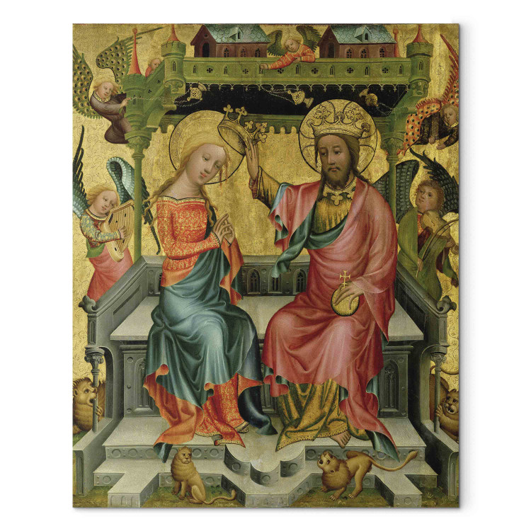 Canvas The Crowning of the Virgin, from the right wing of the Buxtehude Altar 156774