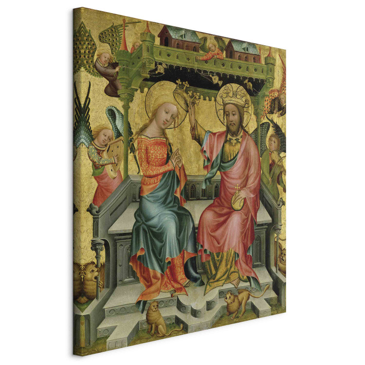 Canvas The Crowning of the Virgin, from the right wing of the Buxtehude Altar 156774 additionalImage 2