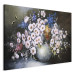 Canvas White Vase (1-piece) - still life with a bouquet of flowers 47474 additionalThumb 2
