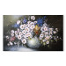 Canvas White Vase (1-piece) - still life with a bouquet of flowers 47474