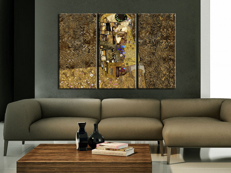 Canvas Klimt inspiration - Kiss 64574 additionalImage 3
