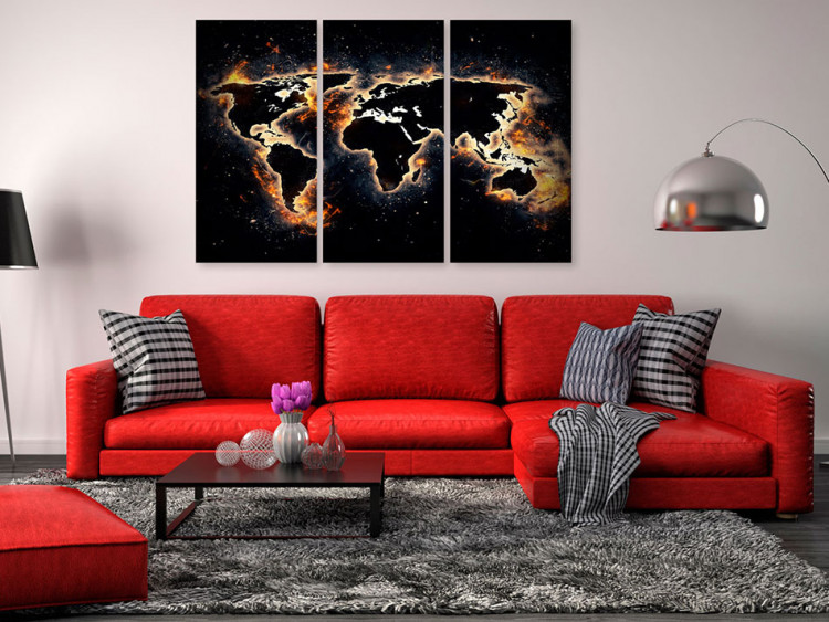 Cork Pinboard Flames of the World [Cork Map] 94774 additionalImage 4