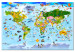Canvas Children's Map: Colourful Travels 97574