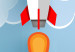 Canvas Rocket in the Clouds (1 Part) Vertical 125084 additionalThumb 5
