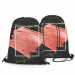 Backpack Pearl pink - an abstract composition on black marble background 147384 additionalThumb 3