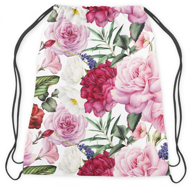 Backpack Spring perfume - peony and rose flowers in Provencal style 147594 additionalImage 2