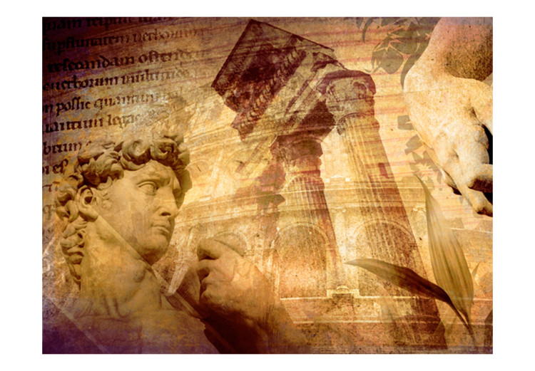 Wall Mural Greek Architecture - Mythological Collage in Greek Style with David 59794 additionalImage 1