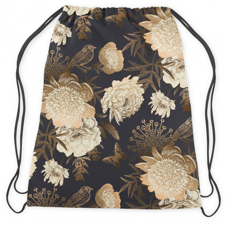 Backpack Bouquet of the night - an elegant floral composition in shades of gold 147405 additionalImage 2
